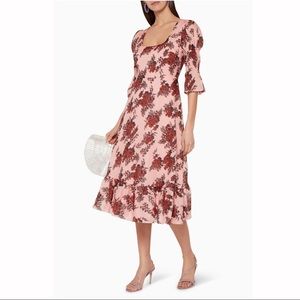 La Maison Talulah Take A Chance Midi Dress Size Sm